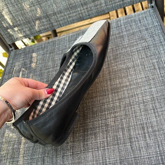 Good Lucky Black and Silver Sparkle Accent Flats - Picture 4 of 7